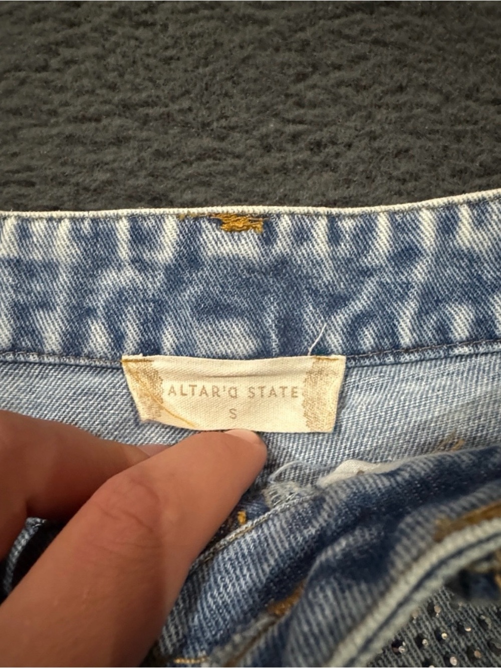 Altar’d State Rhinestone Shorts - Picture 3 of 4